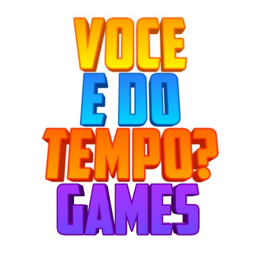 Vc Ã‰ Do Tempo? Games! Avatar channel YouTube 