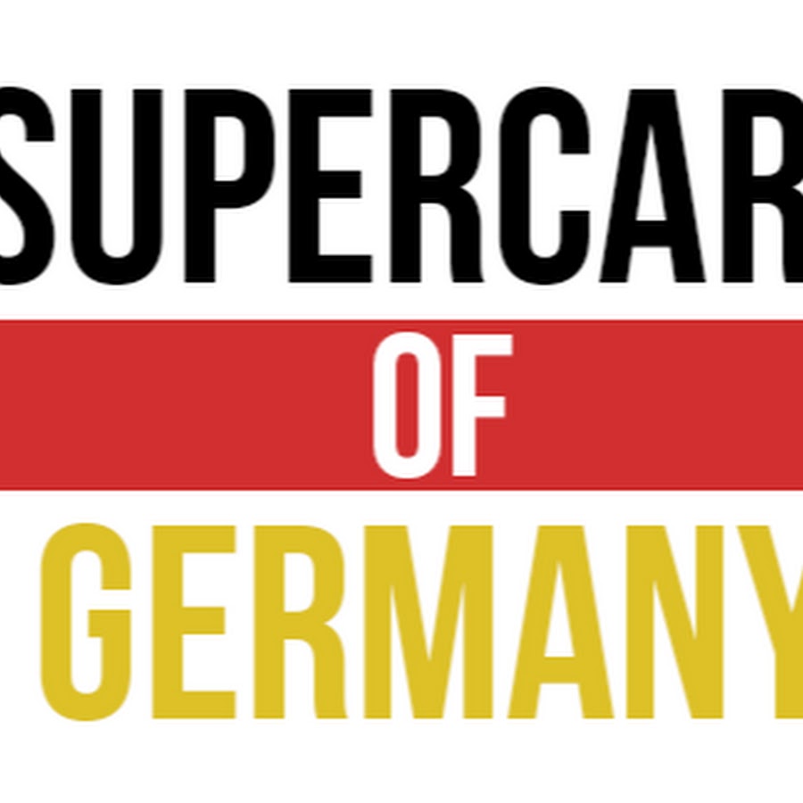 Supercars of Germany यूट्यूब चैनल अवतार