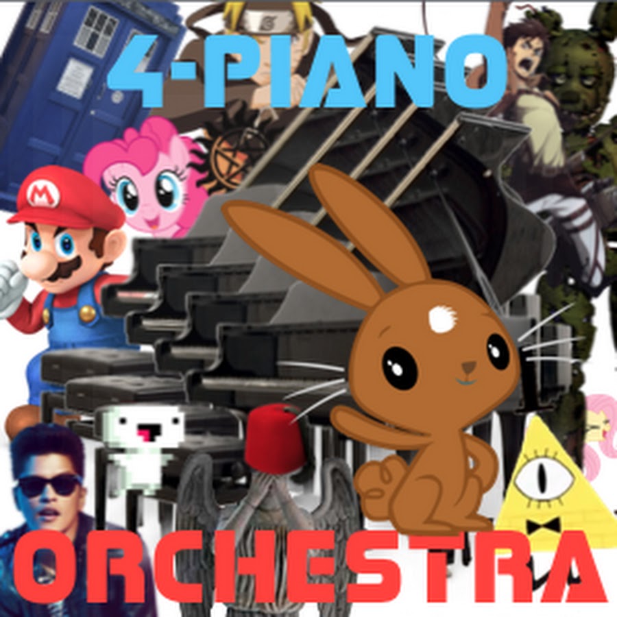 4-Piano Orchestra Avatar channel YouTube 