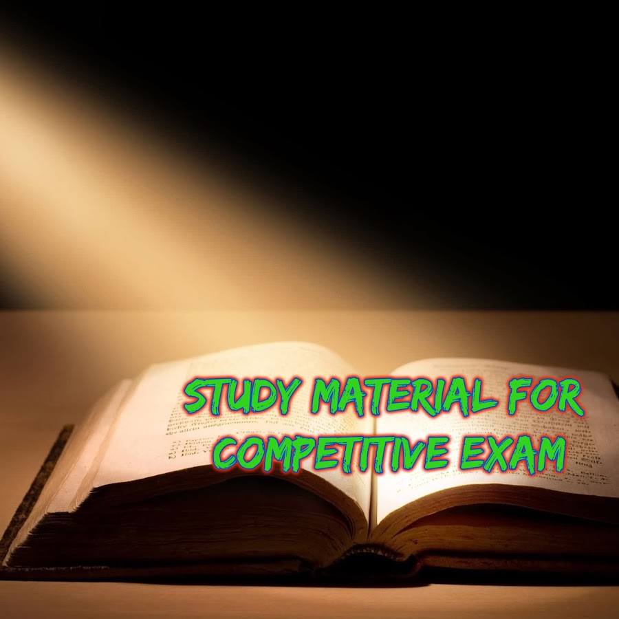 Competitive Exams material رمز قناة اليوتيوب