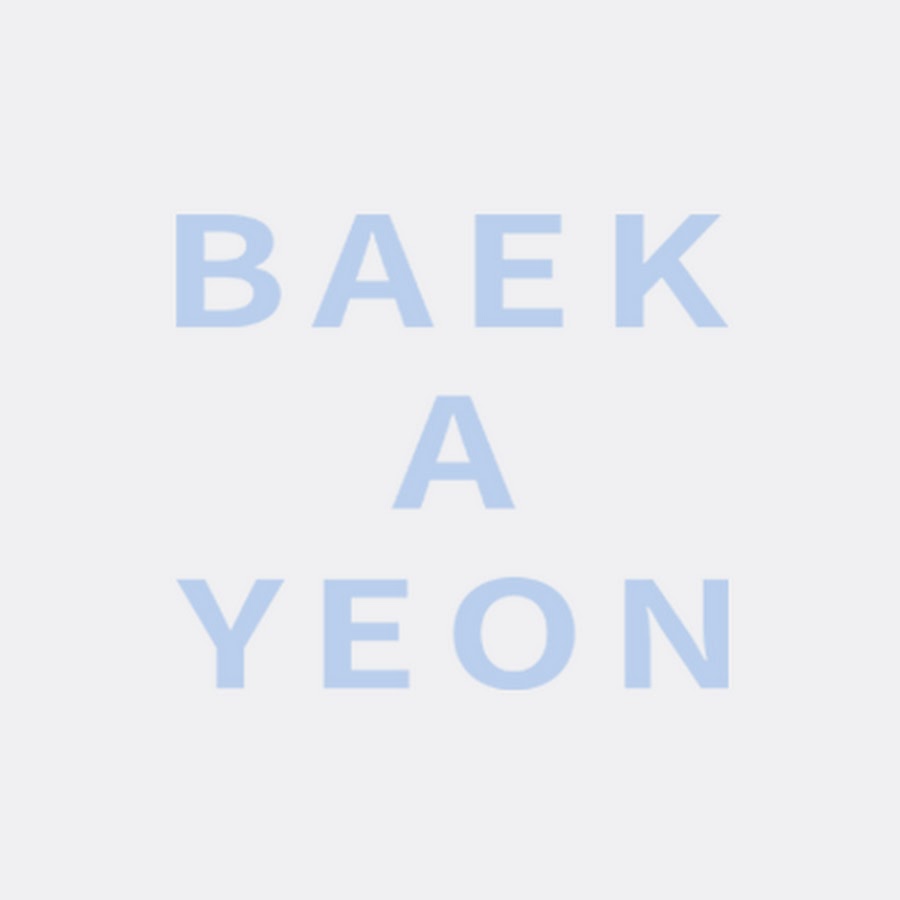 Baek A Yeon Аватар канала YouTube
