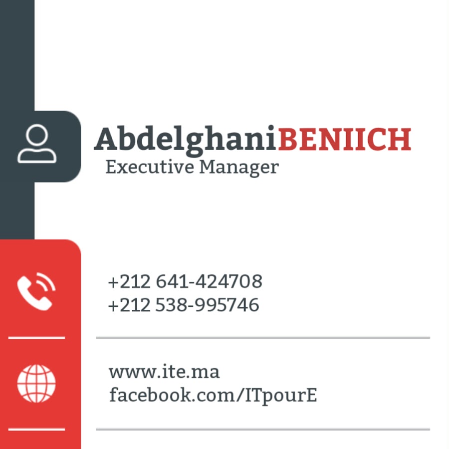 Abdelghani BENIICH Аватар канала YouTube