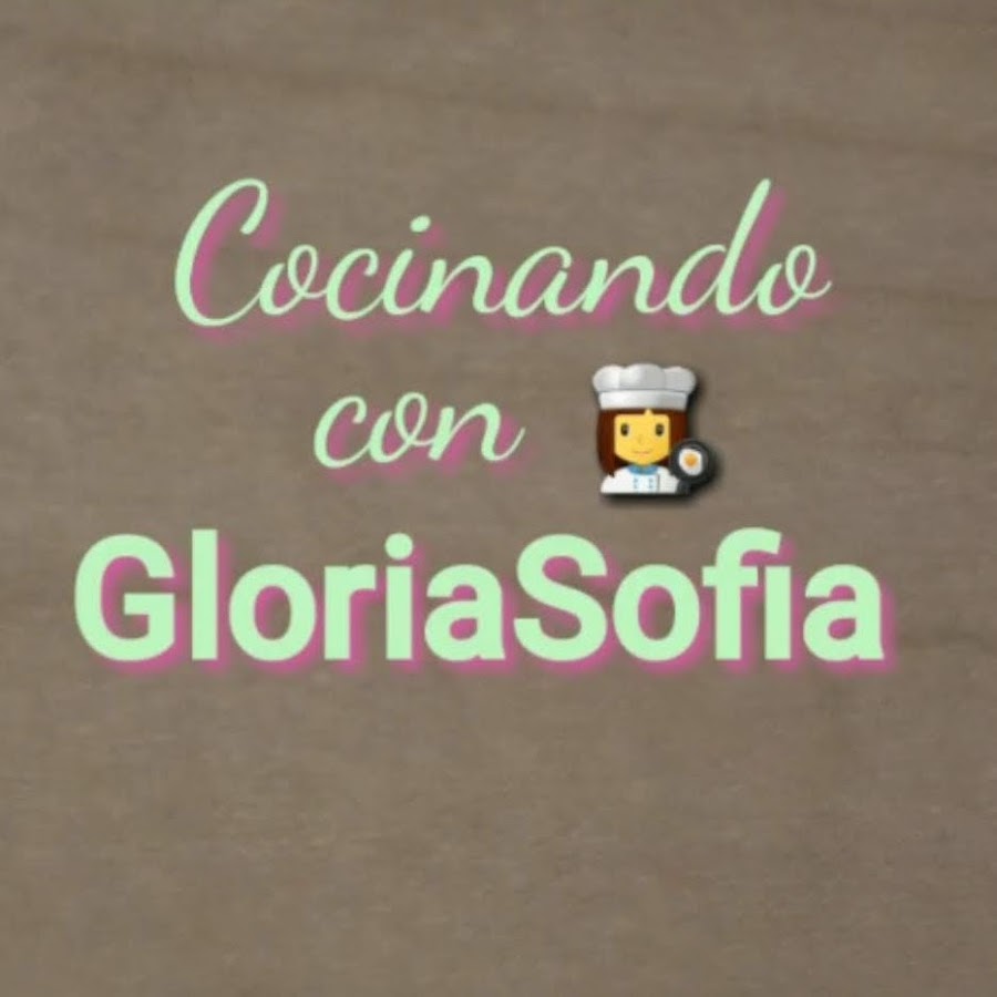 Cocinando Con GloriaSofÃ­a Avatar del canal de YouTube