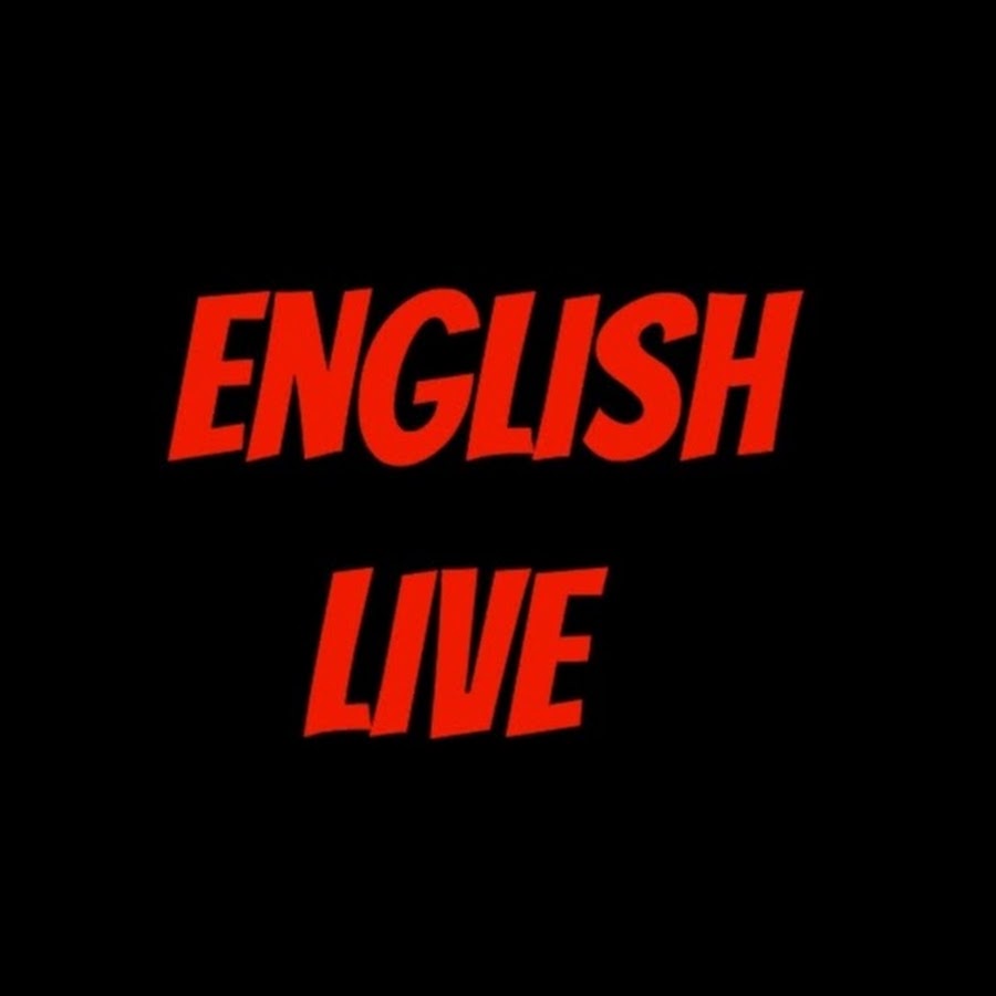 English Live YouTube channel avatar