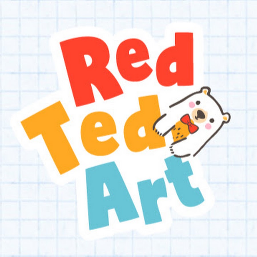 Red Ted Art رمز قناة اليوتيوب
