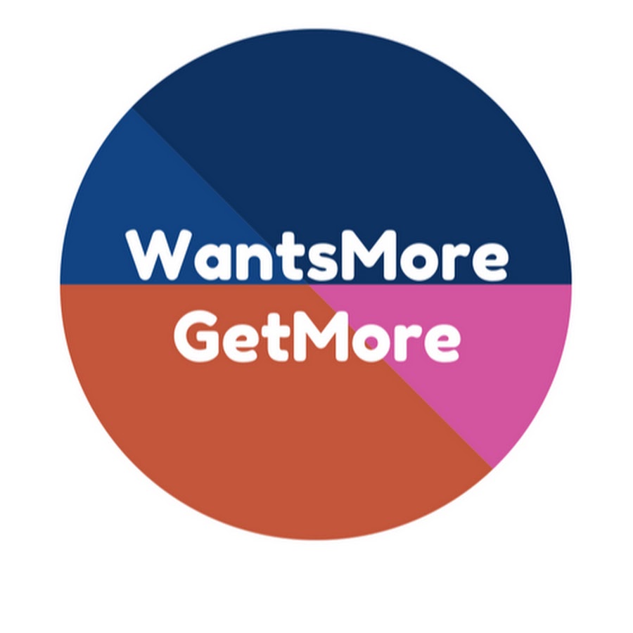 WantsMore GetMore Аватар канала YouTube