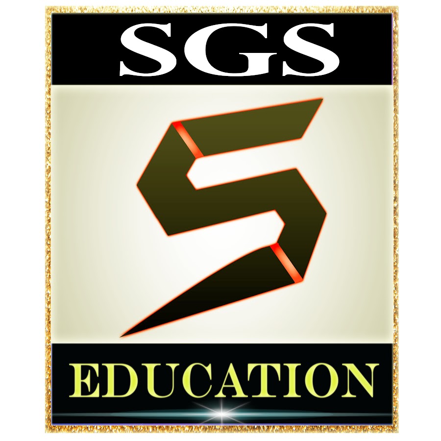 SGS EDUCATION यूट्यूब चैनल अवतार