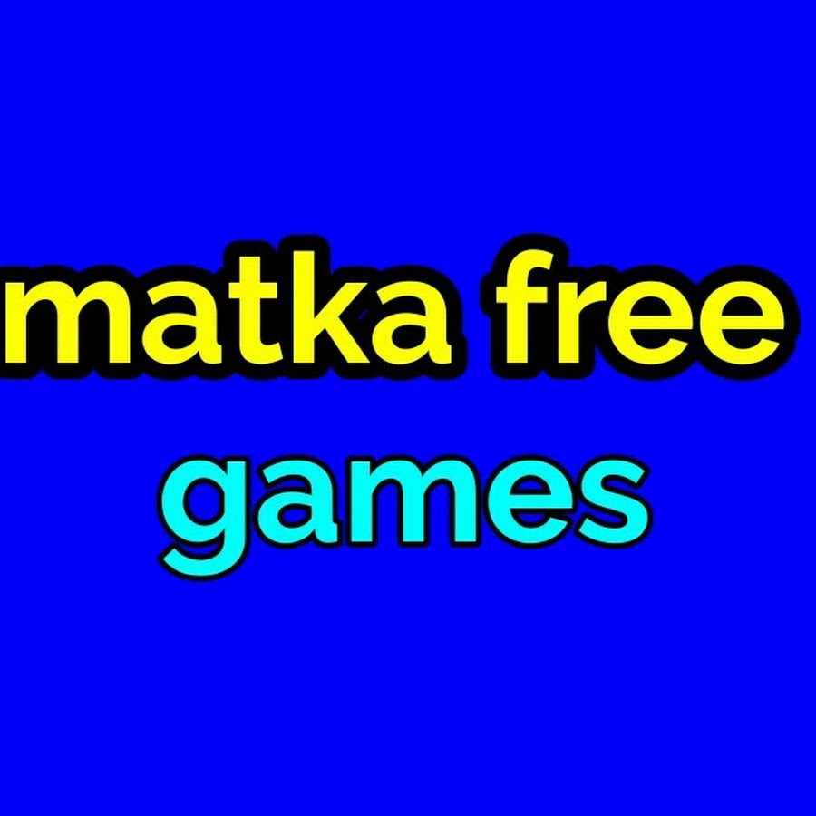 Matka free Games Avatar canale YouTube 