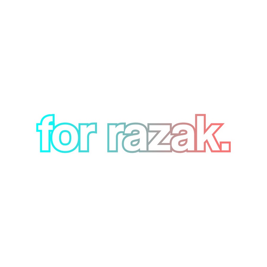 For Razak YouTube channel avatar
