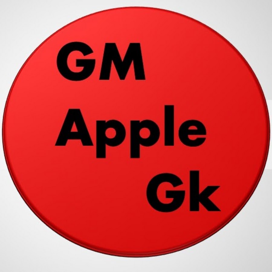 GM Apple Gk Аватар канала YouTube