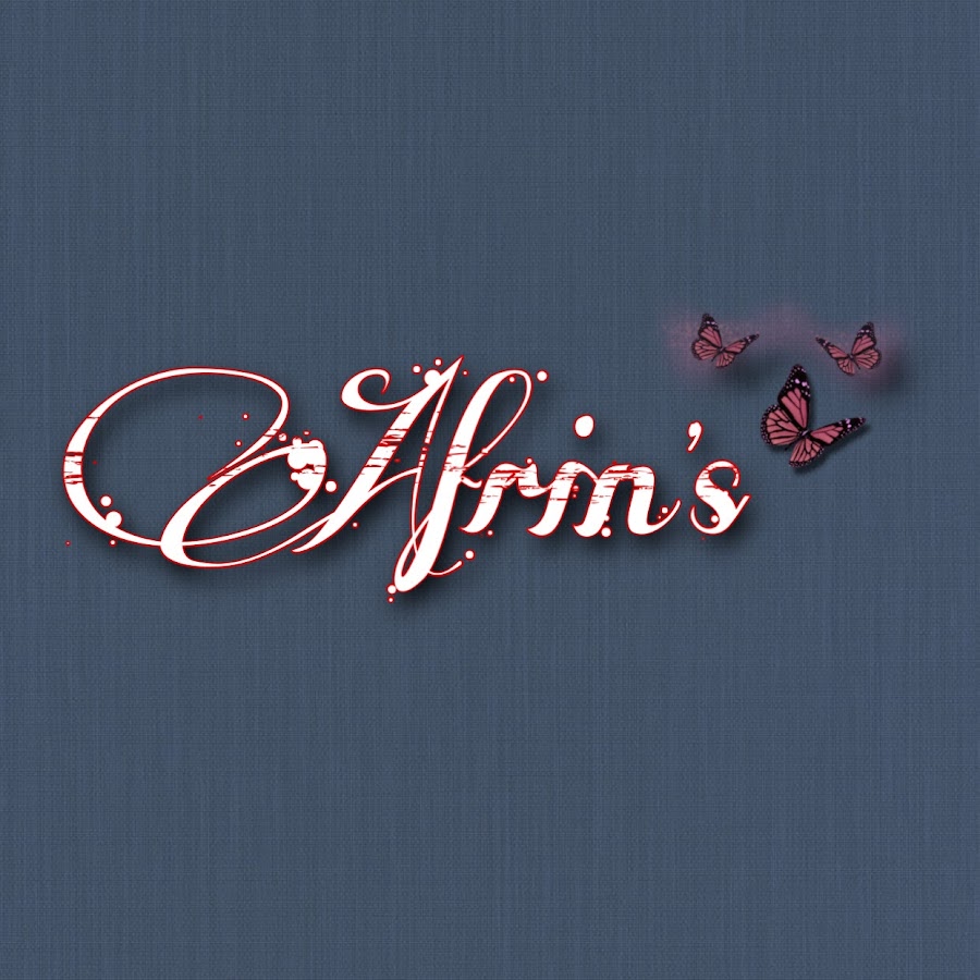 Afrin's رمز قناة اليوتيوب