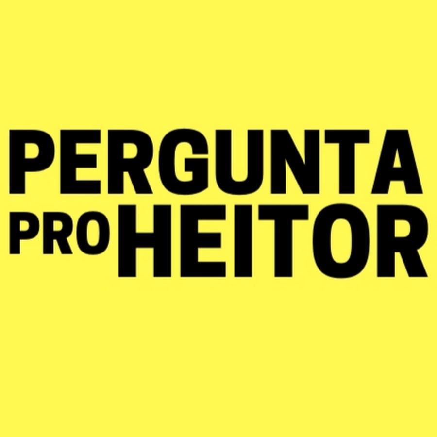 Pergunta pro Heitor YouTube channel avatar