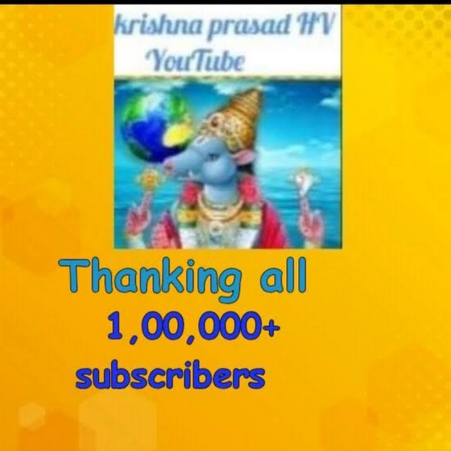Krishnaprasad Hv Awatar kanału YouTube