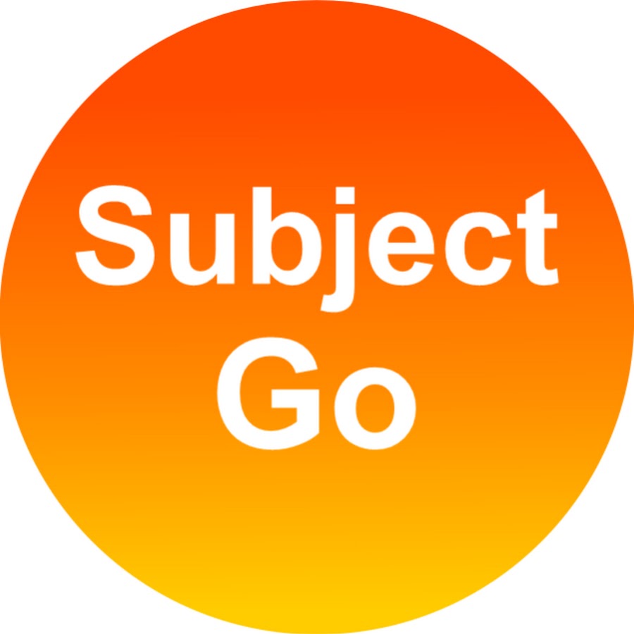 Subject Go YouTube channel avatar