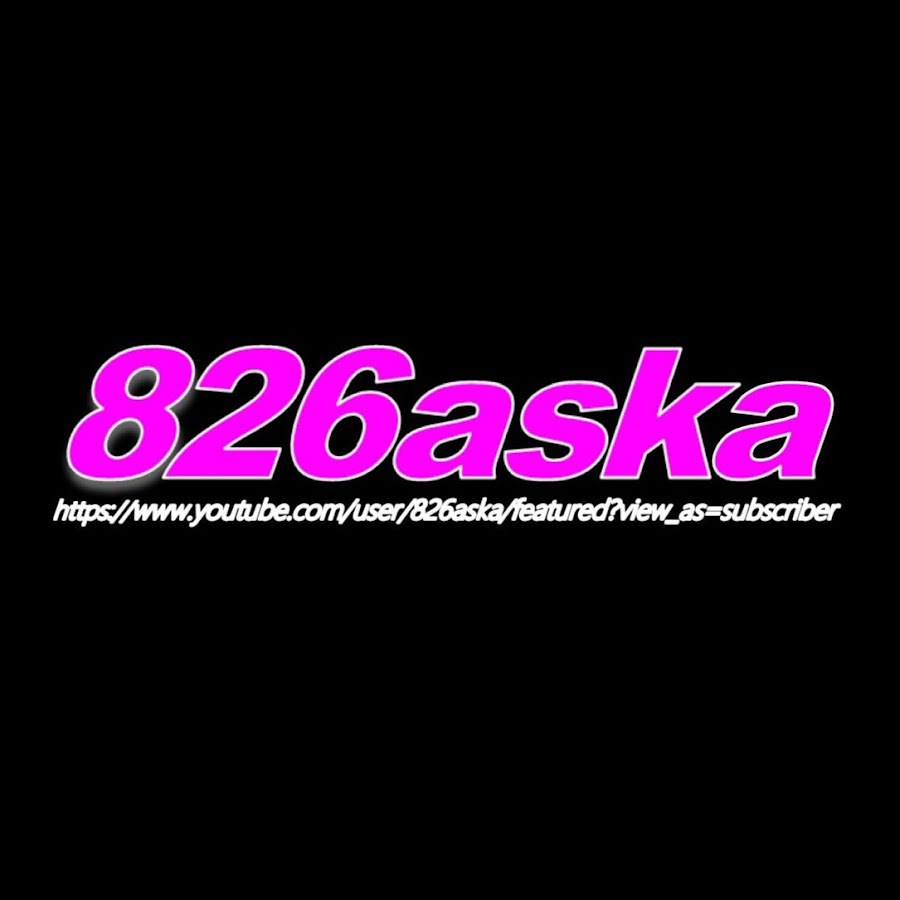 826aska YouTube channel avatar