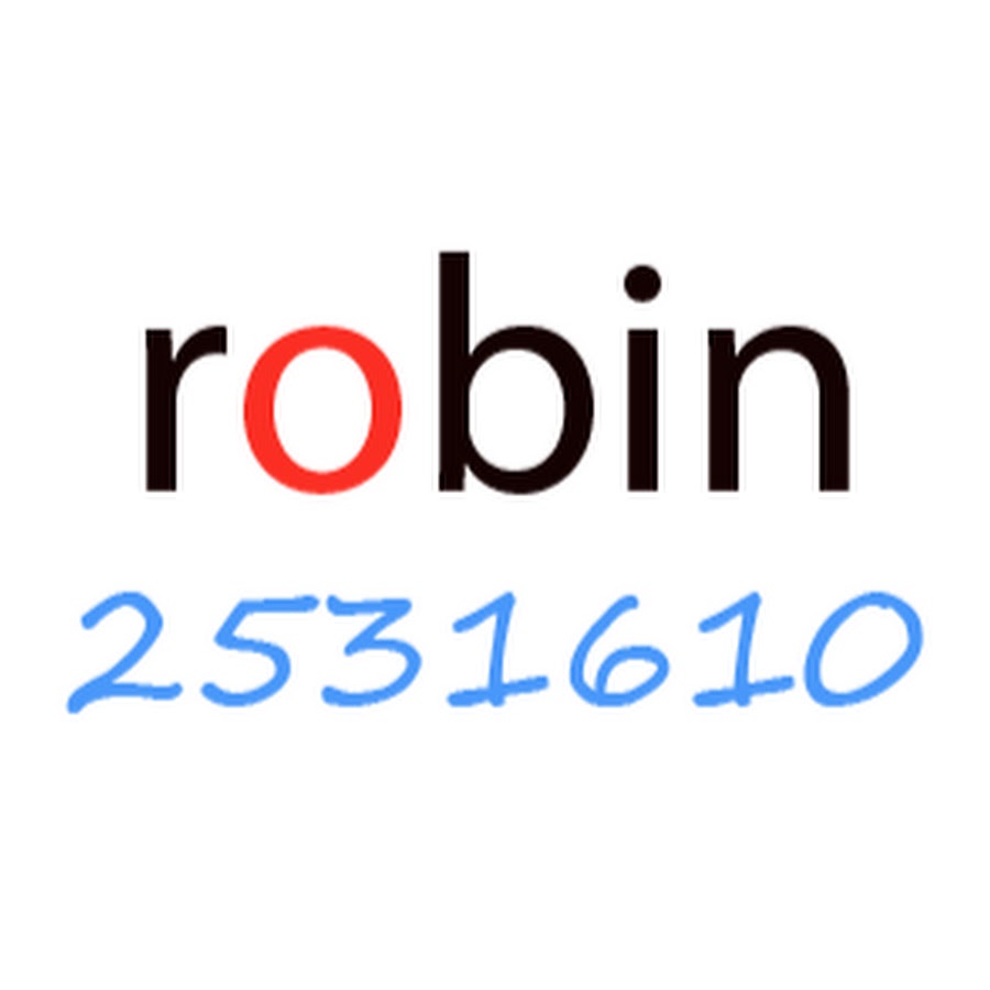 robin2531610 YouTube channel avatar