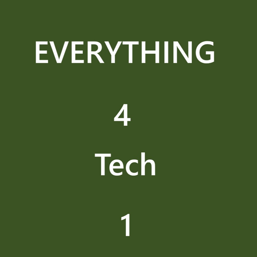 Everything4Tech1 Аватар канала YouTube