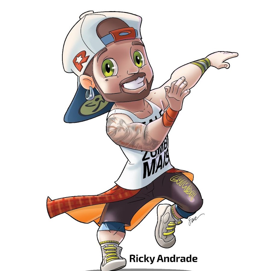 Zumba Ricky Andrade رمز قناة اليوتيوب