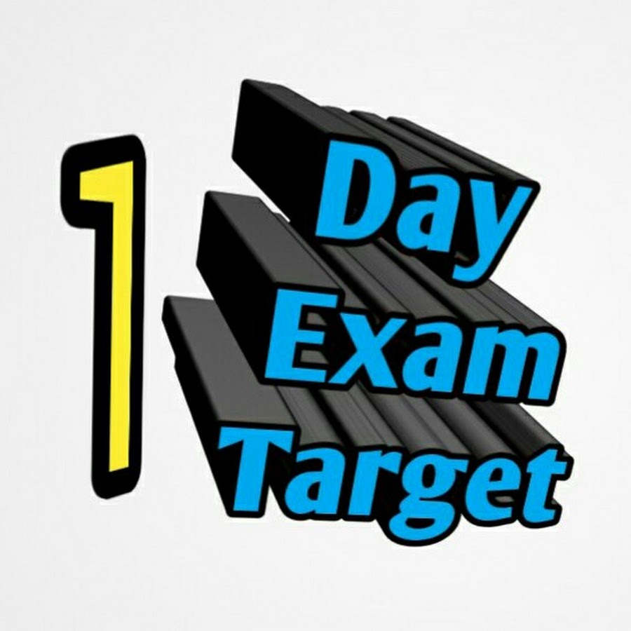 1 Day Exam Target Awatar kanału YouTube