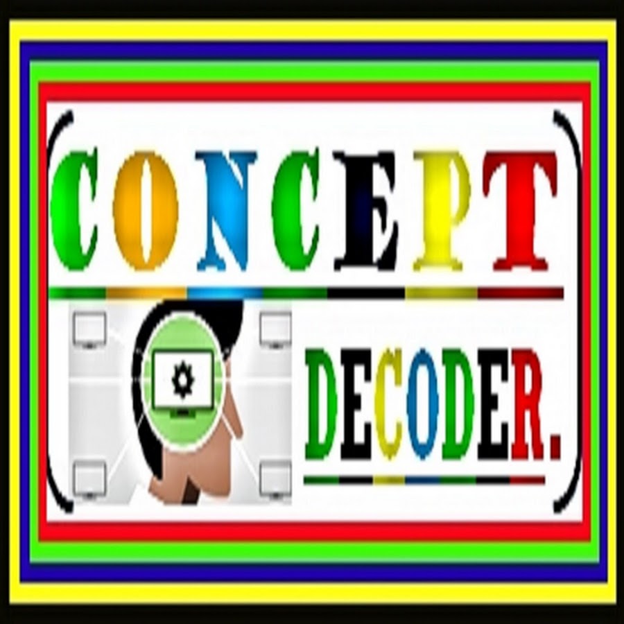CONCEPT DECODER رمز قناة اليوتيوب