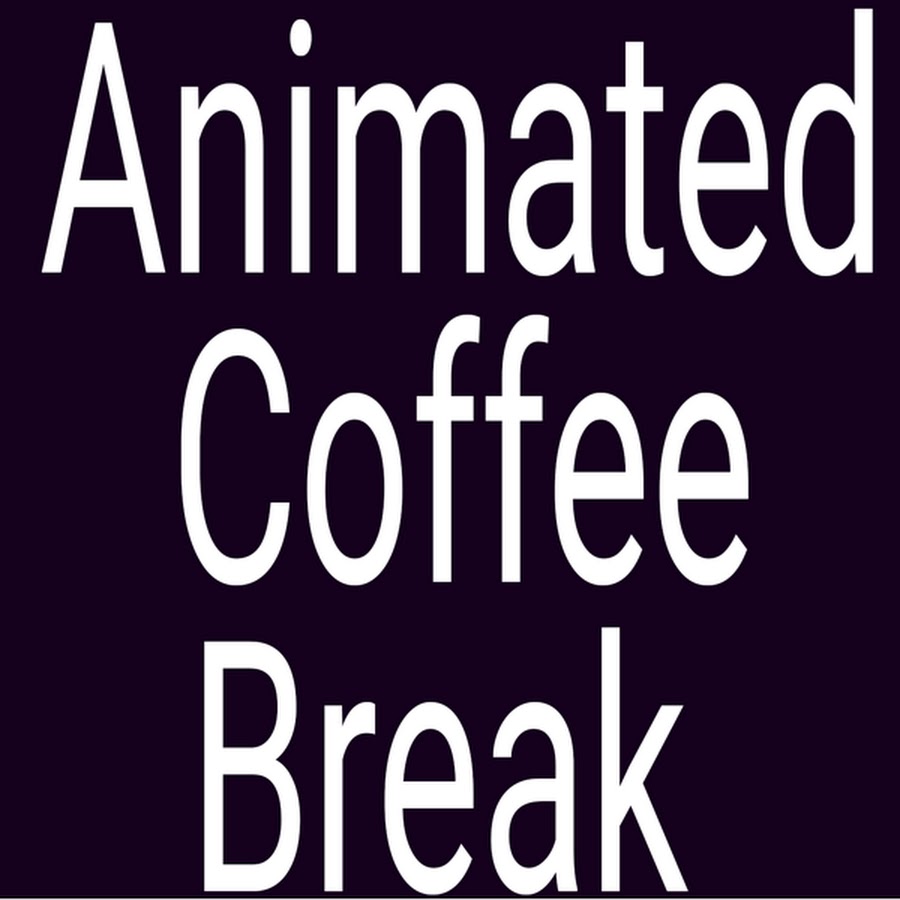 Animated Coffee Break Avatar canale YouTube 