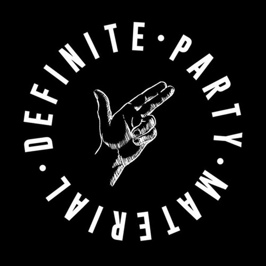 definite party material YouTube channel avatar