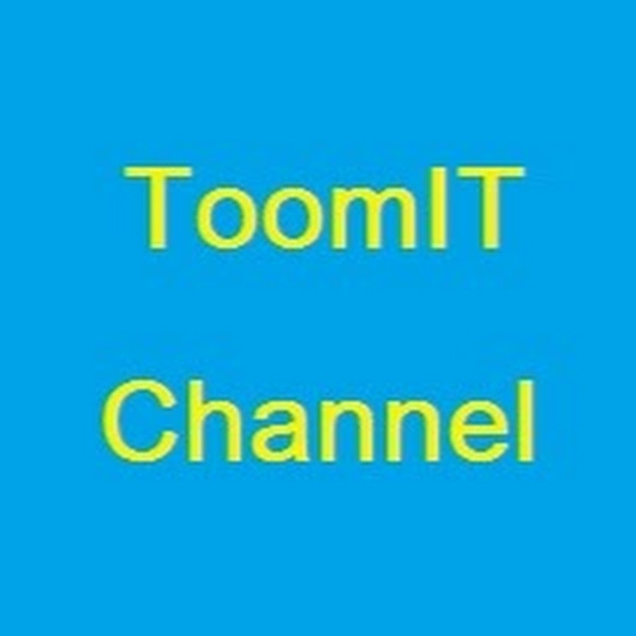 ToomIT Channel YouTube channel avatar