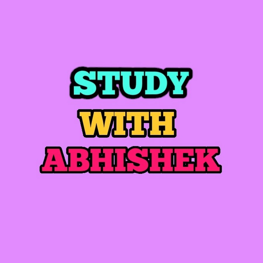 Study With Abhishek YouTube channel avatar