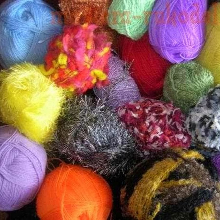 Разные нитки вязание