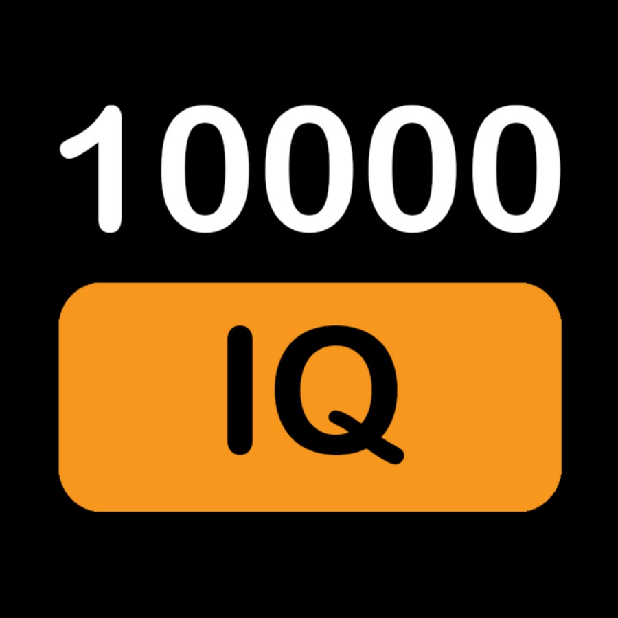 10000 IQ YouTube channel avatar