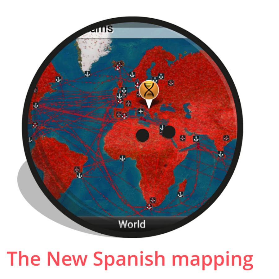 The New Spanish mapping YouTube channel avatar