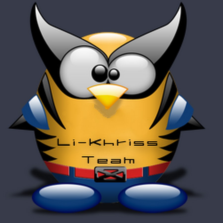 li-khriss team. Linux, GIMP y Windows. Avatar de canal de YouTube