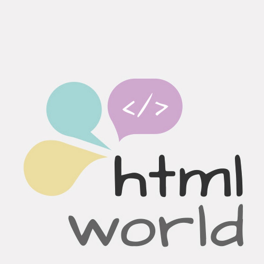 htmlworld YouTube channel avatar