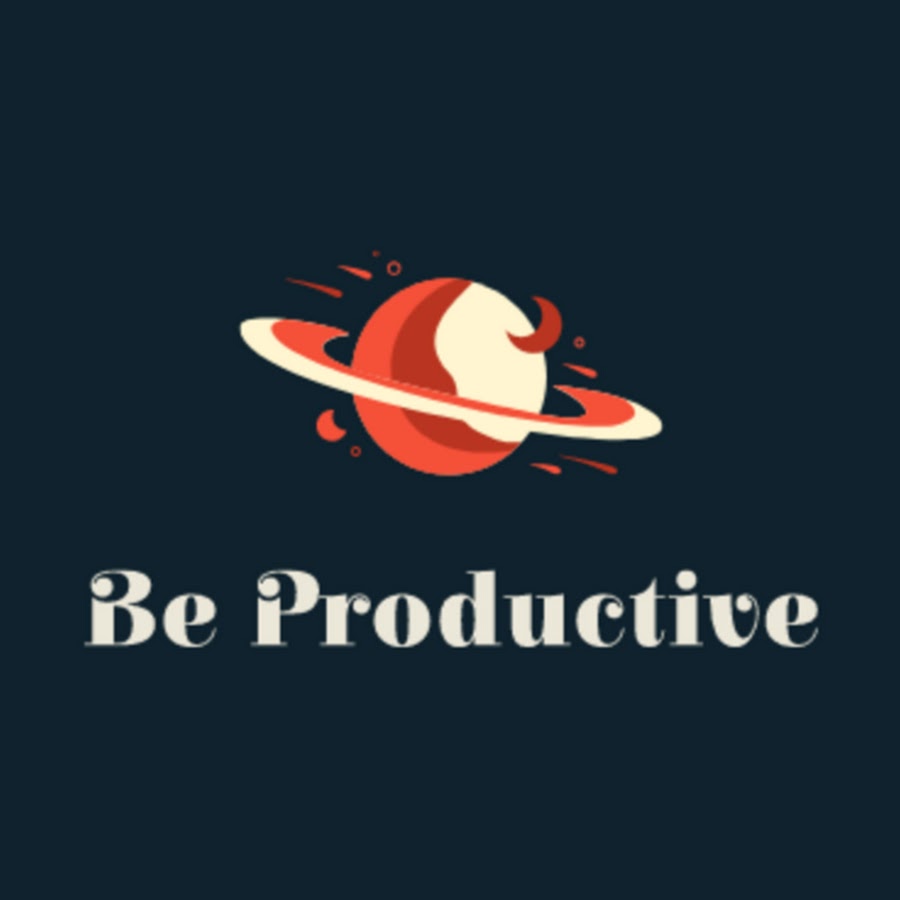 Be Productive यूट्यूब चैनल अवतार