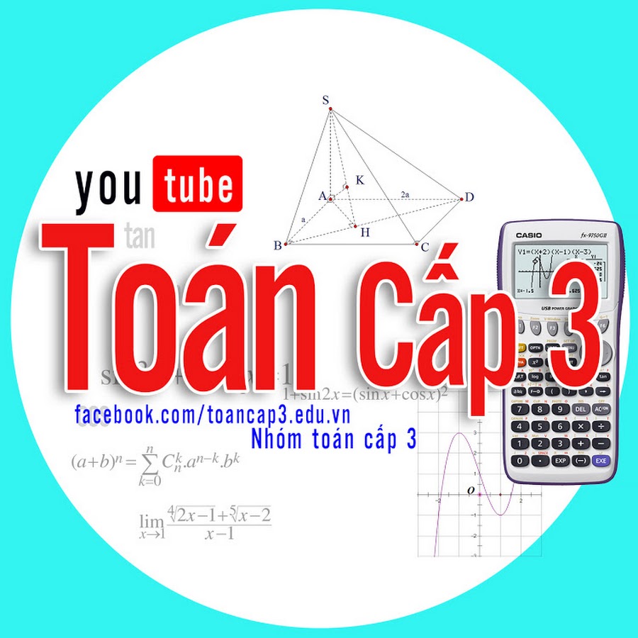 ToÃ¡n cáº¥p 3 YouTube channel avatar