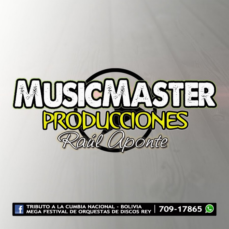 MusicMaster Producciones YouTube 频道头像