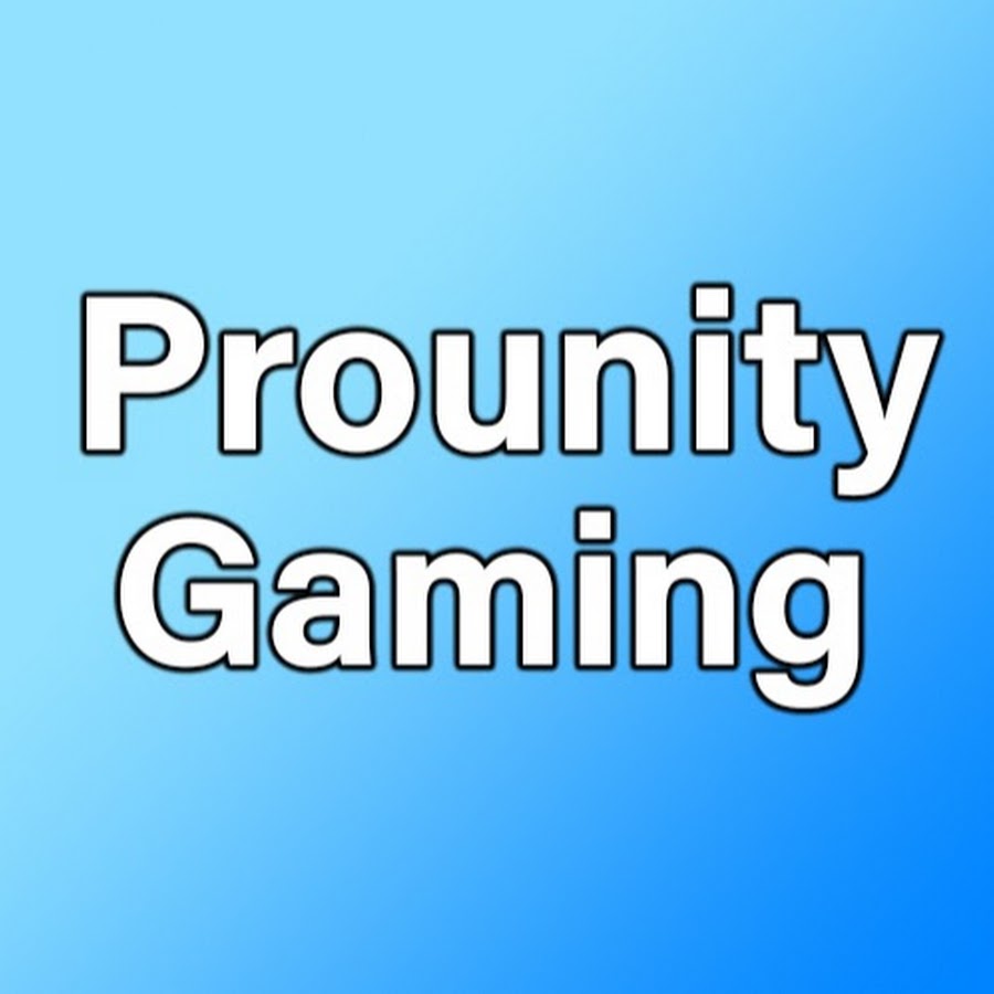 ProunityGaming Аватар канала YouTube