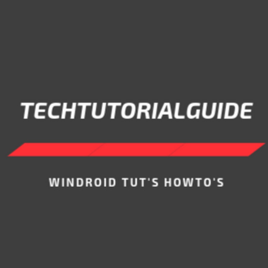 TechTutorialGuide YouTube channel avatar