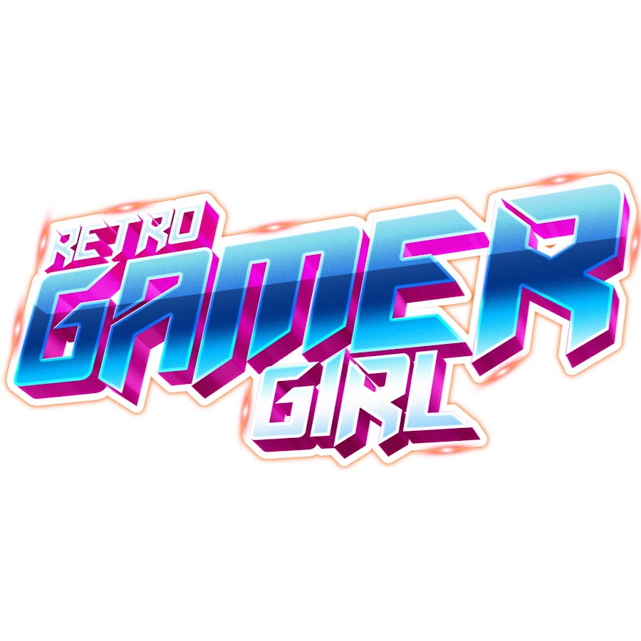 Retro Gamer Girl Avatar de canal de YouTube