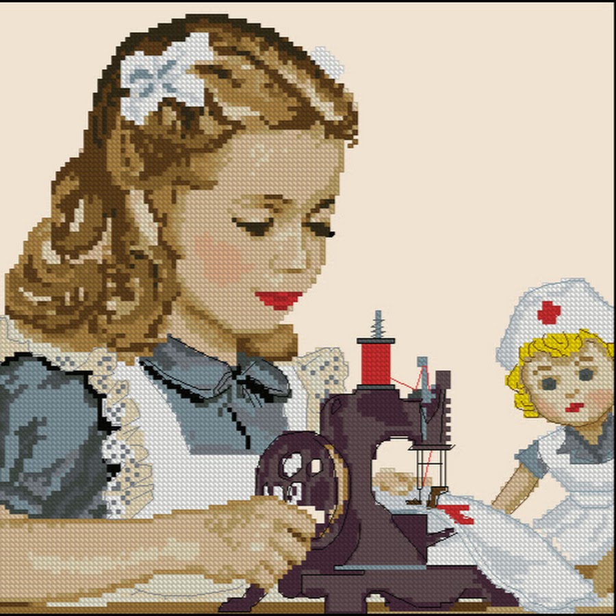 Вышивка крестом швея