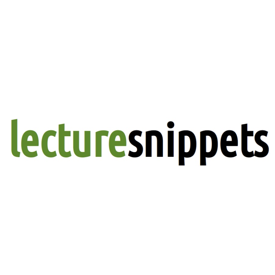 Lecture Snippets