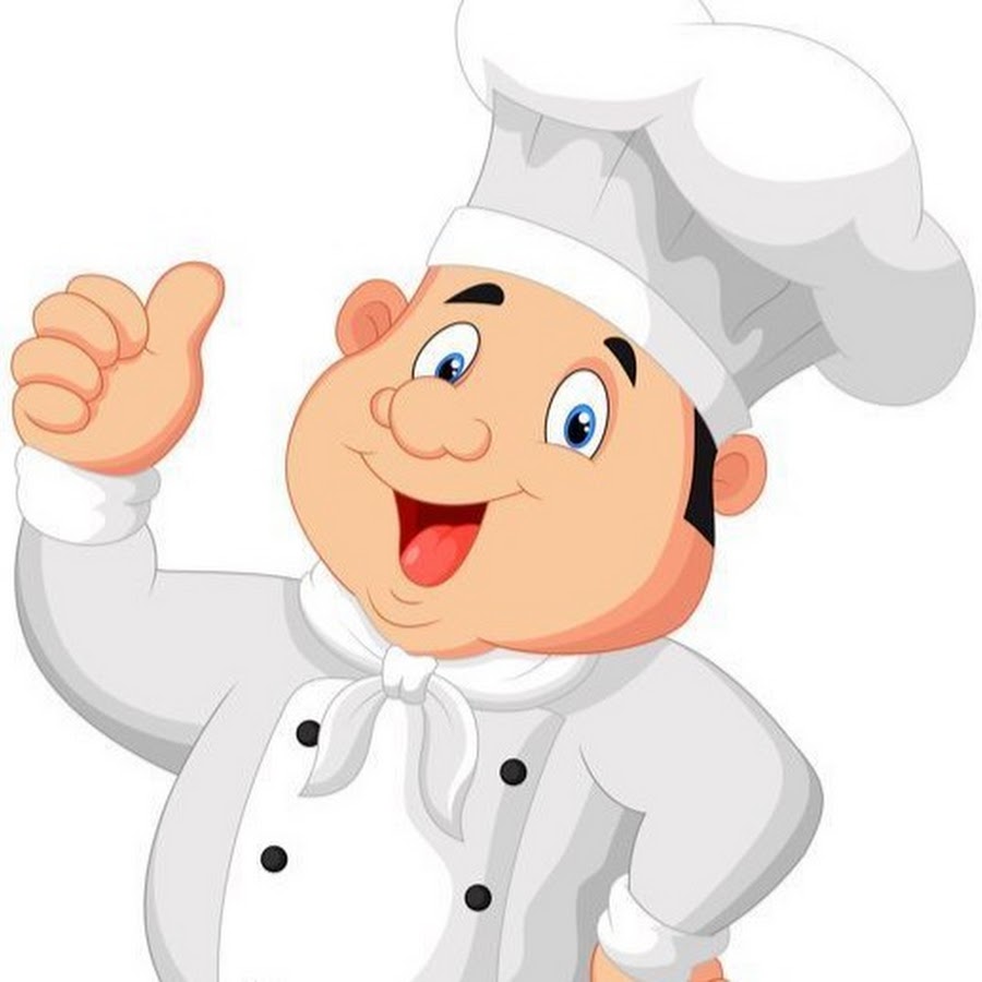 Рисунок повара в колпаке для детей