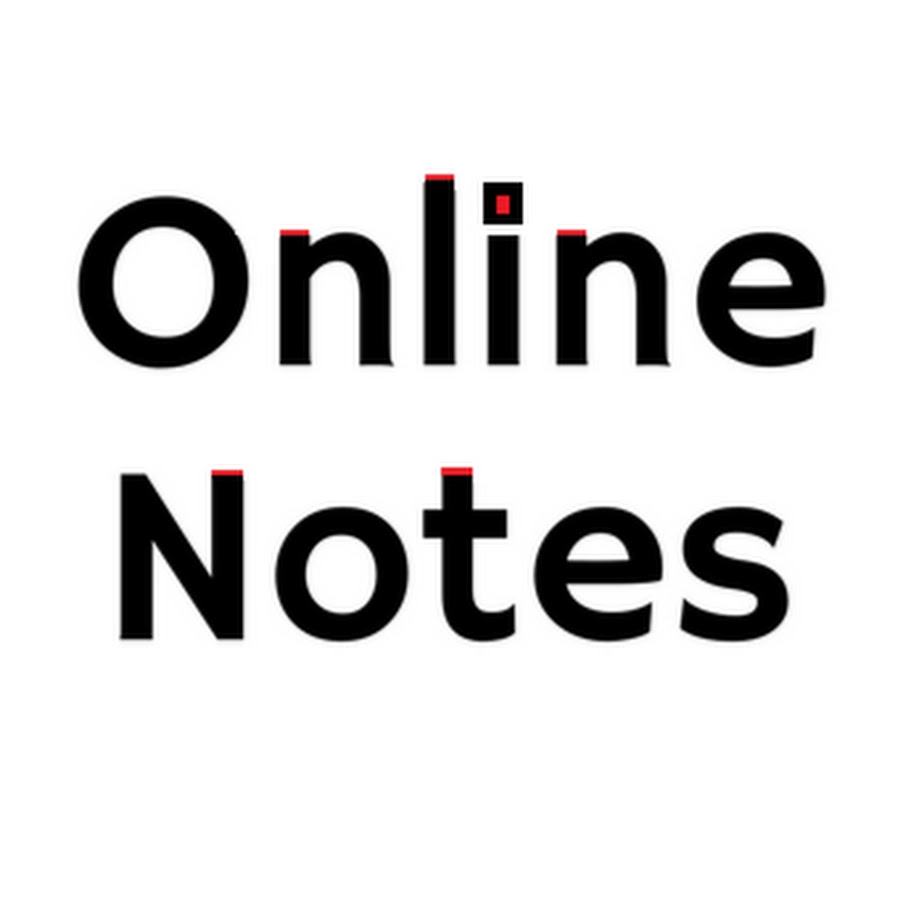 Online Notes YouTube channel avatar