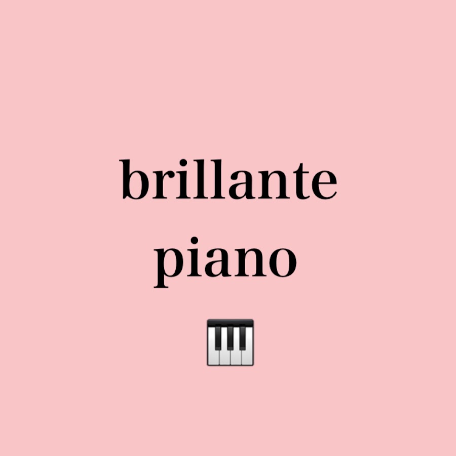 brillante piano YouTube channel avatar