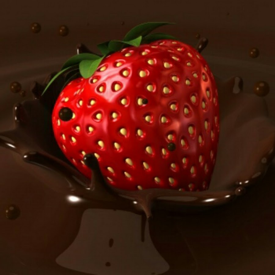 strawberry coklat