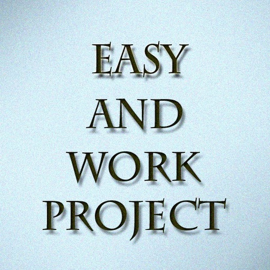 Easyandworkproject YouTube channel avatar