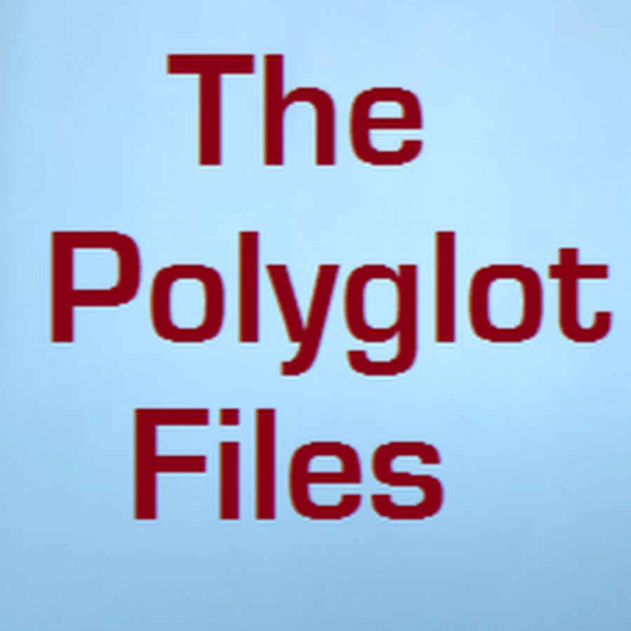 The Polyglot Files ইউটিউব চ্যানেল অ্যাভাটার