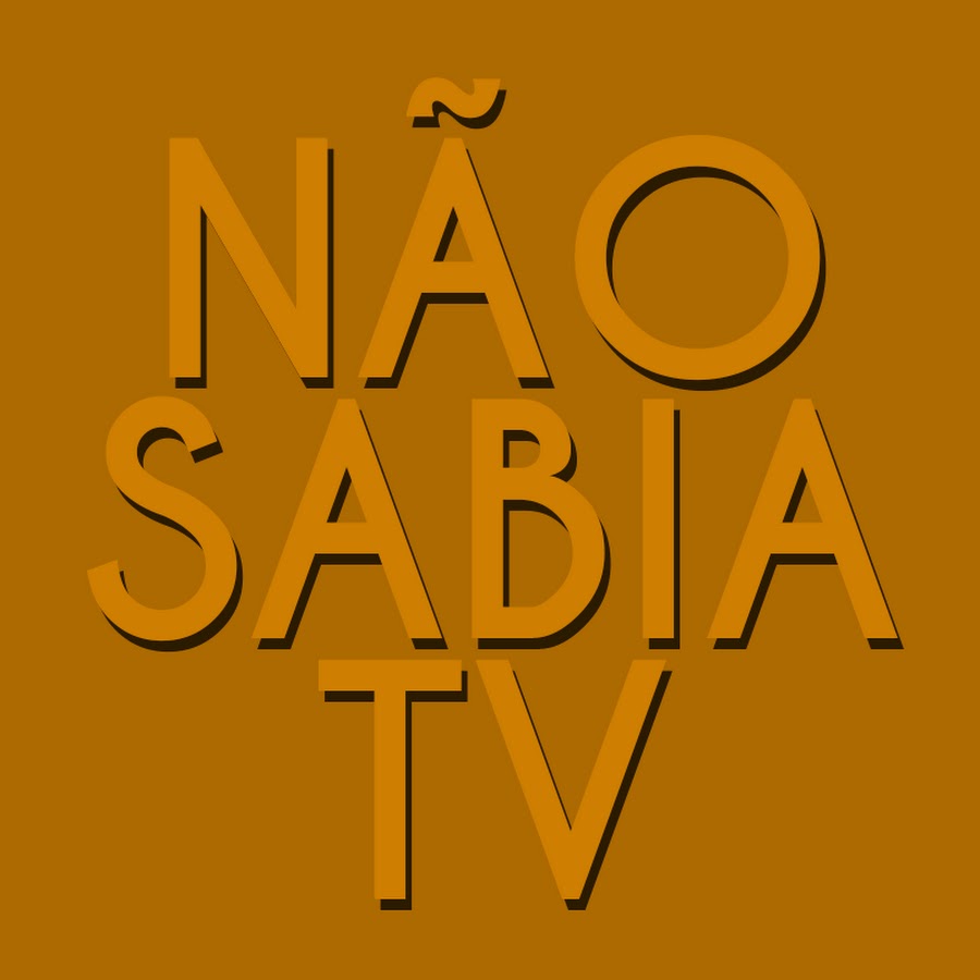 NÃ£oSabiaTV رمز قناة اليوتيوب