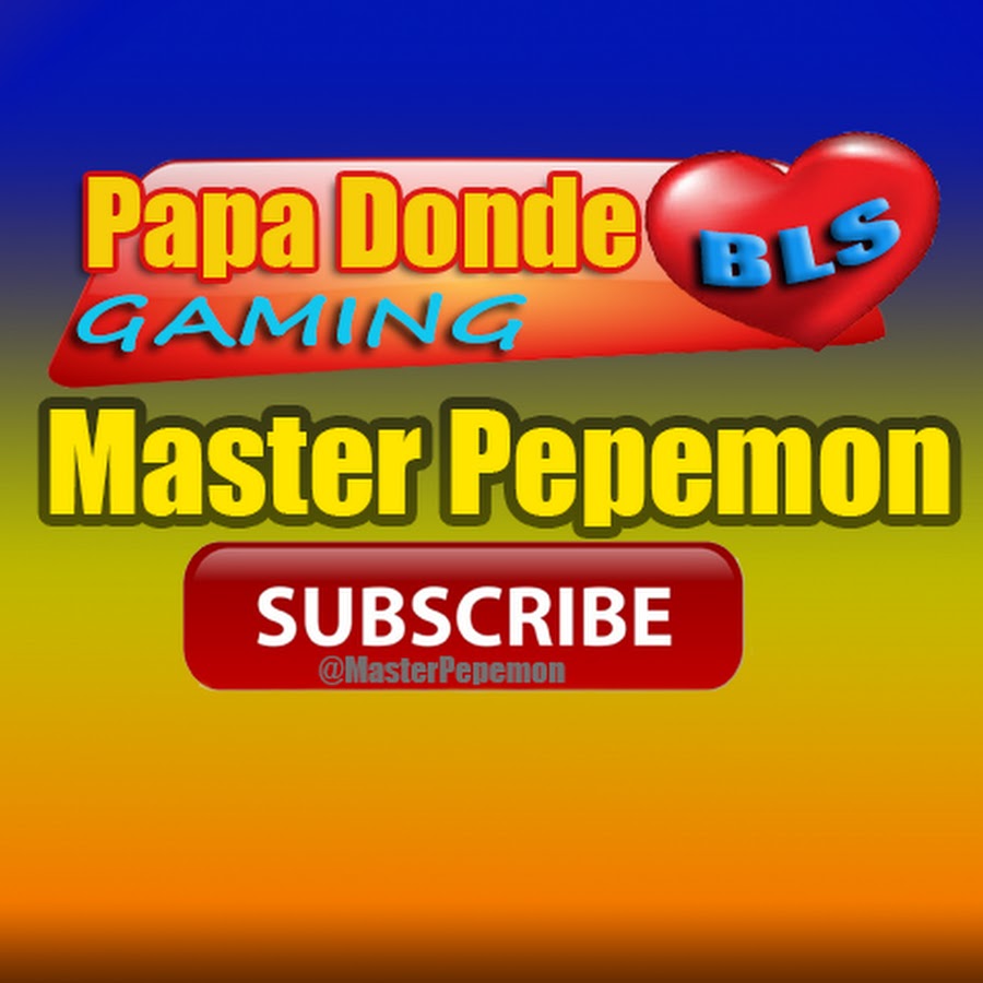 MasterPepemon Avatar channel YouTube 