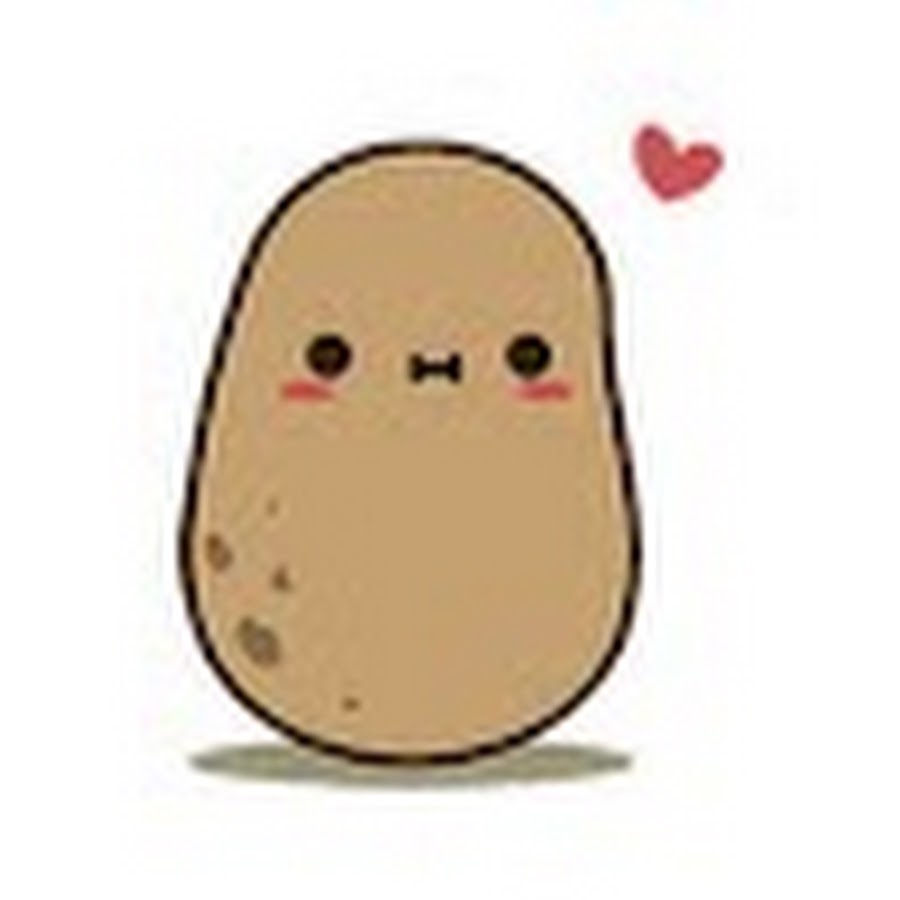 lazy potato. YouTube channel avatar